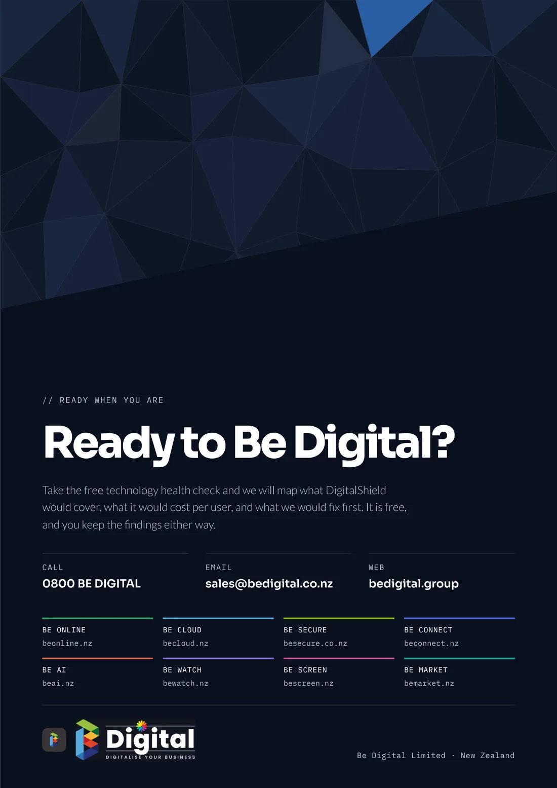 Portfolio page 20 — Ready to Be Digital?